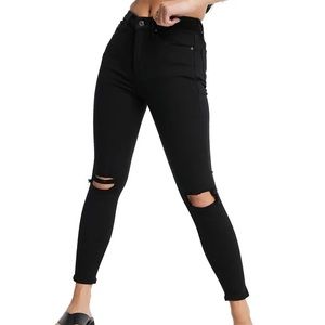 Topshop Jamie ripped jeans
